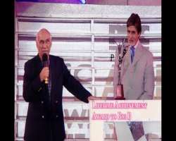 He is the first person to receive the Filmfare Lifetime Achievement Award in 1991 He is the first person to receive the Filmfare Lifetime Achievement Award in 1991.